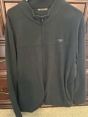 TravisMathew Black Full-Zip Lightweight Jacket